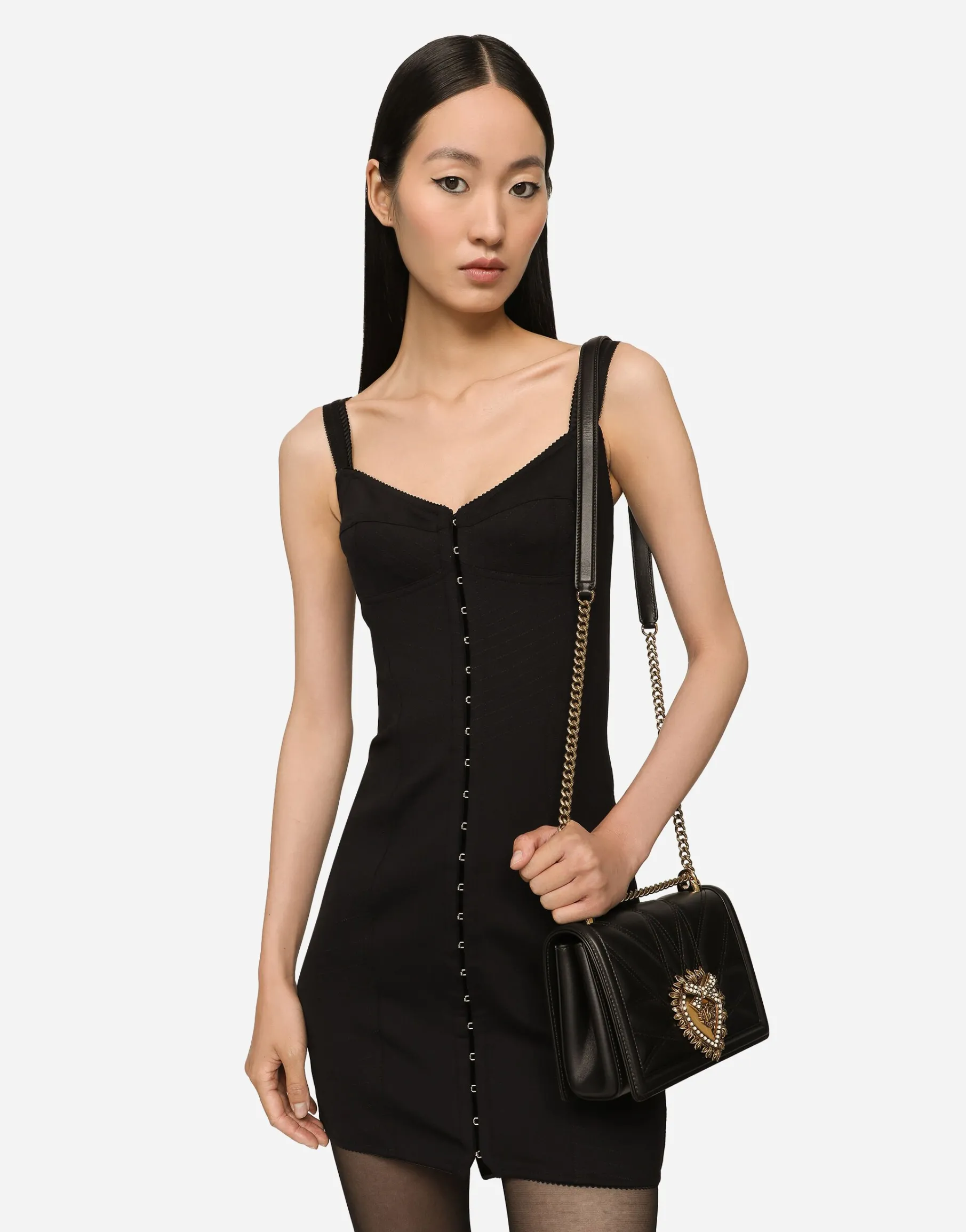 Medium Devotion bag in quilted nappa leather