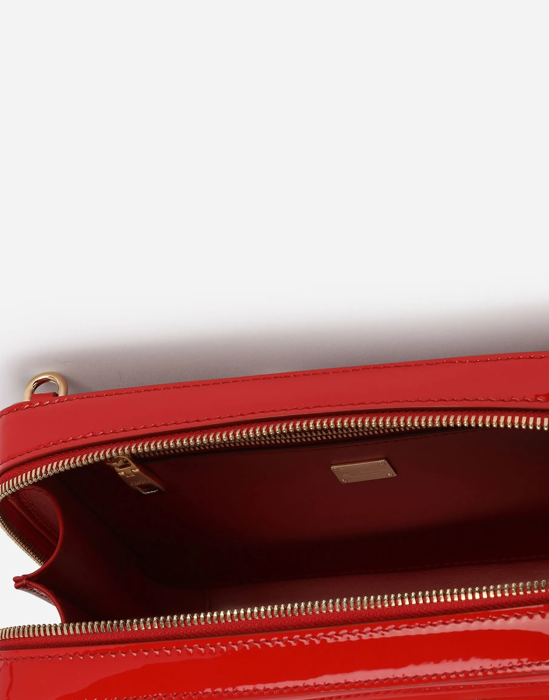Medium patent leather DG Logo Bag camera bag