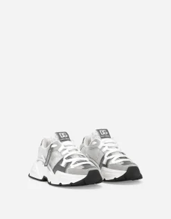 Mesh Airmaster sneakers with Dolce&Gabbana logo print