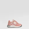 Mesh and split leather DG Running sneakers