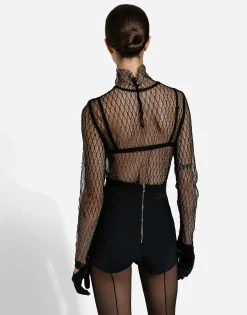 Mesh blouse