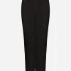 Mesh-stitch pencil skirt with jacquard DG logo