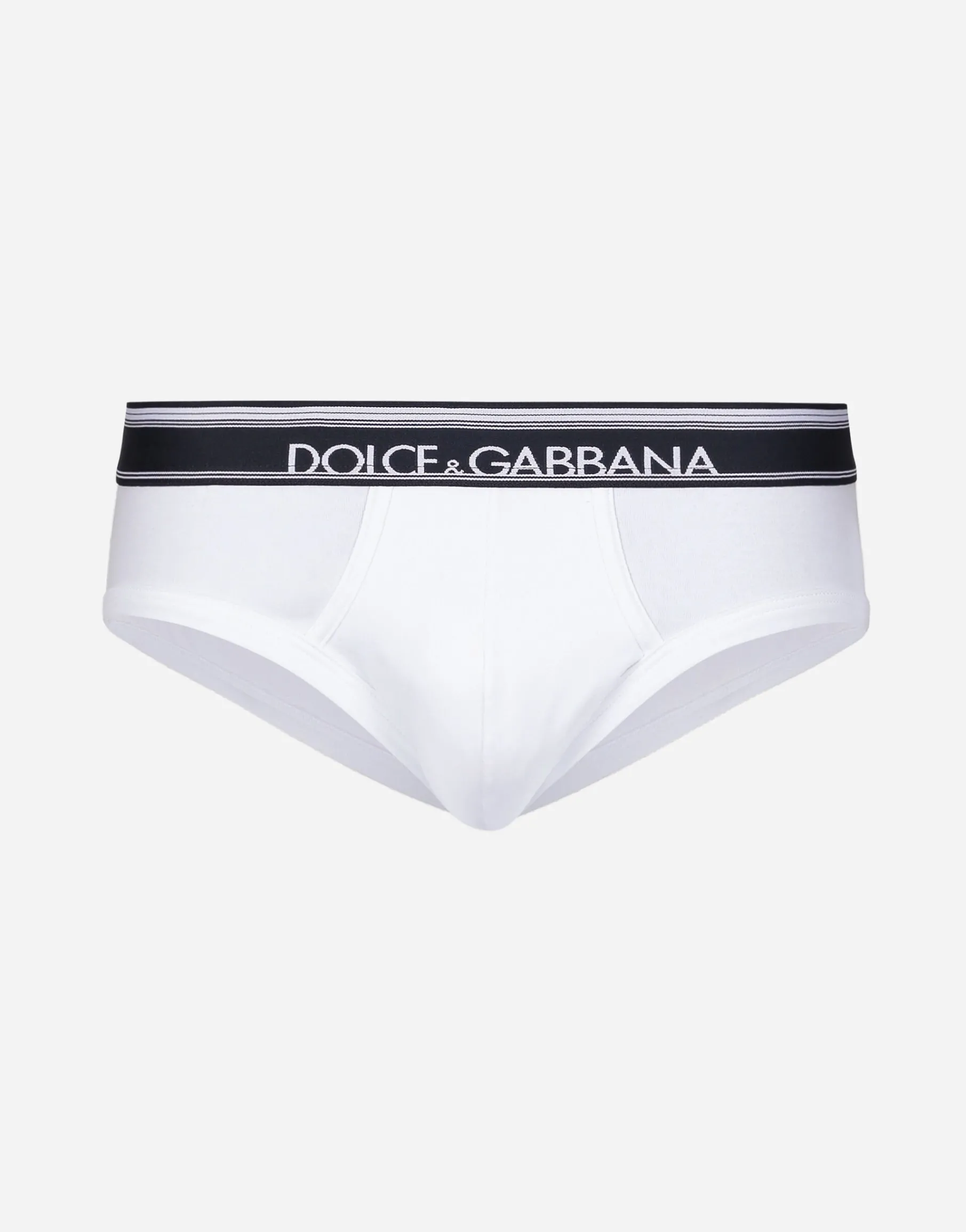 Mid-length two-way stretch cotton briefs two-pack