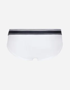 Mid-length two-way stretch cotton briefs two-pack