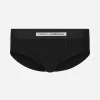 Mid-rise briefs in two-way stretch cotton jersey