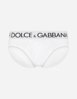 Mid-rise briefs in two-way stretch cotton