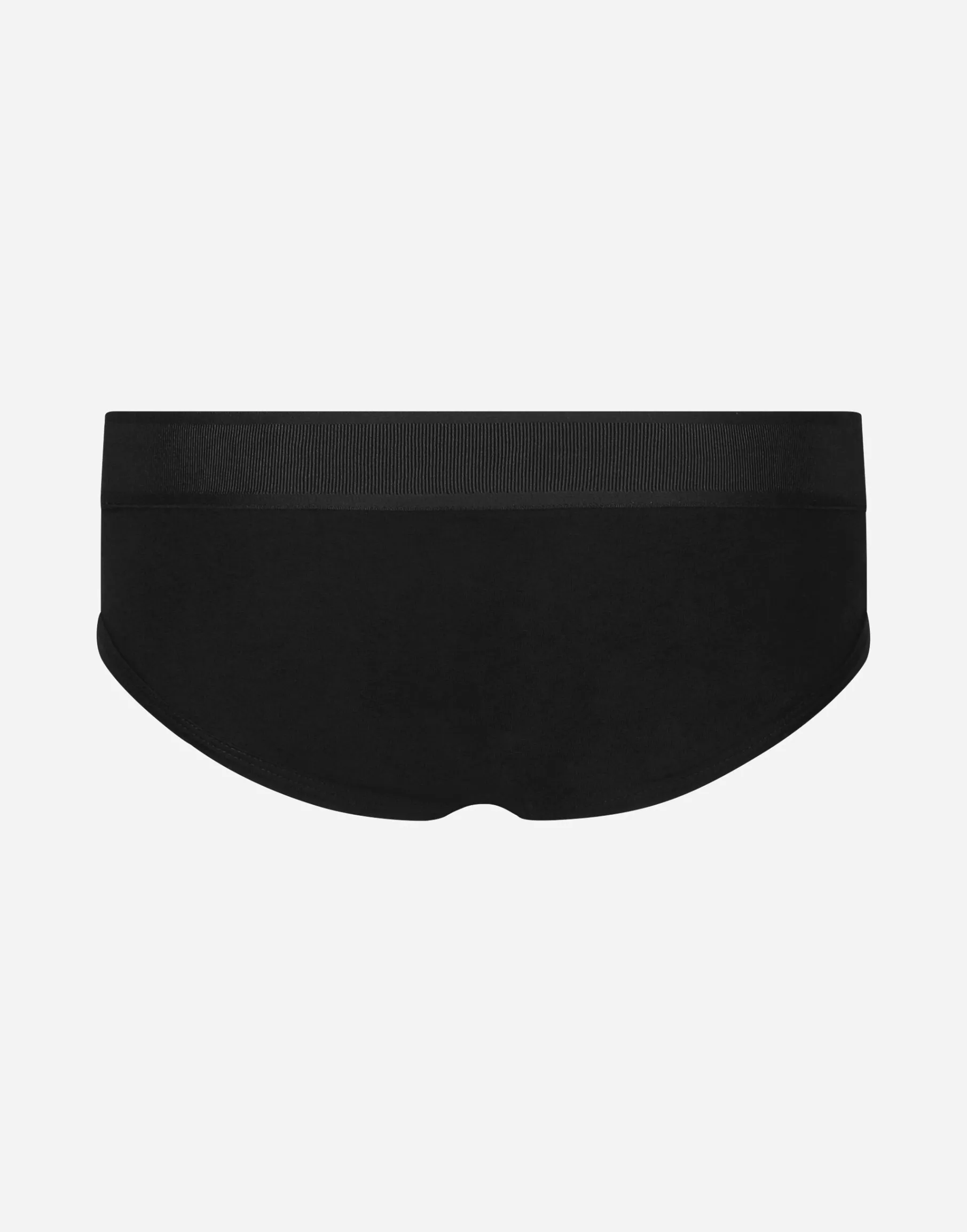 Mid-rise briefs in two-way stretch cotton jersey