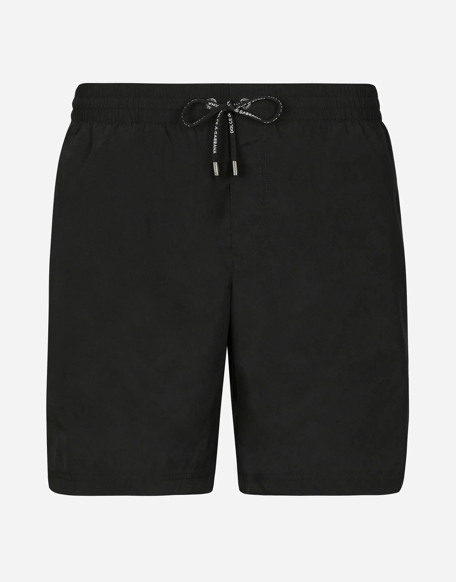 Mid-rise swim trunks with DG print