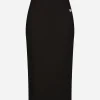 Milano rib midi skirt