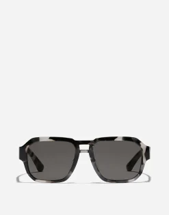 Mirror logo sunglasses
