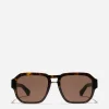 Mirror logo sunglasses