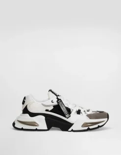 Mixed-material Airmaster sneakers