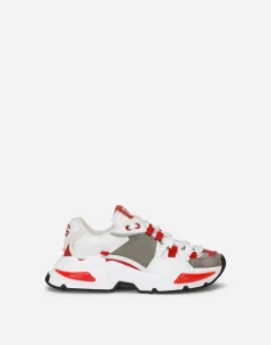 Mixed-material Airmaster sneakers
