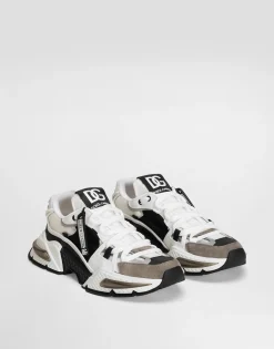 Mixed-material Airmaster sneakers