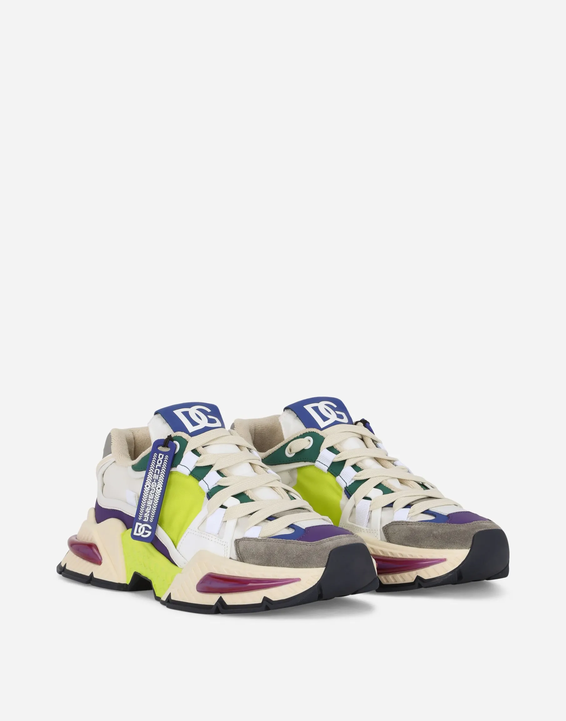 Mixed-material Airmaster sneakers