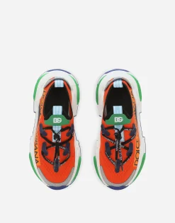 Mixed-material Airmaster sneakers