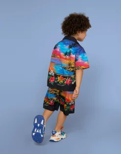Mixed-material Airmaster sneakers