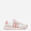Mixed-material DG CUSHION sneakers