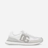 Mixed-material DG CUSHION sneakers