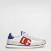 Mixed-material DG CUSHION sneakers