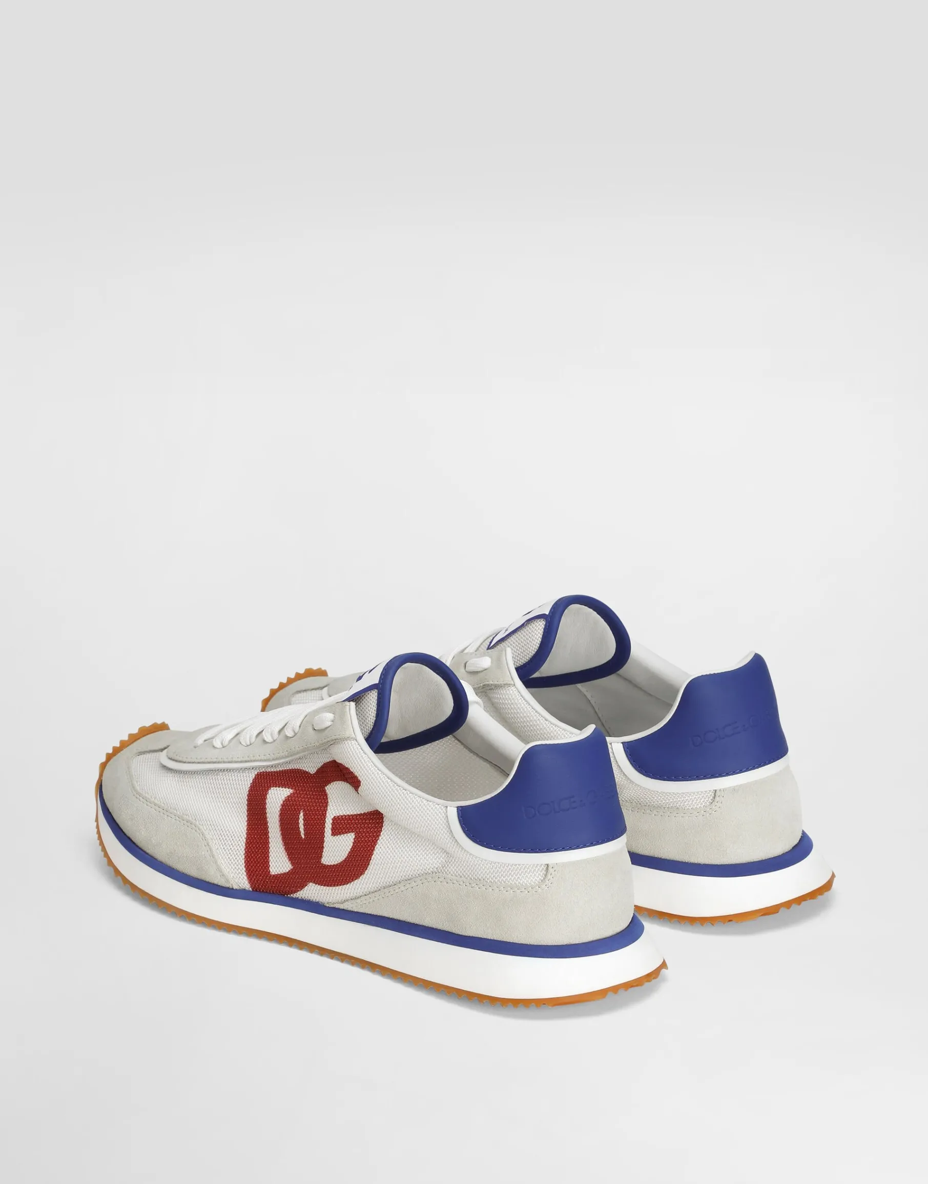 Mixed-material DG CUSHION sneakers
