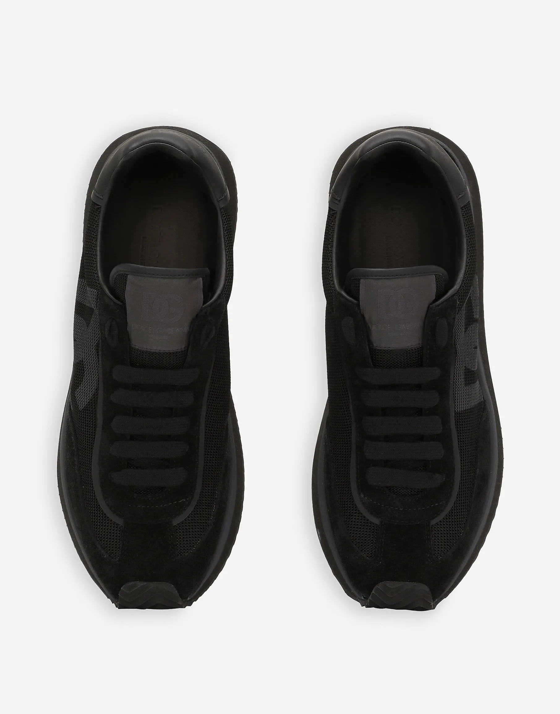Mixed-material DG CUSHION sneakers
