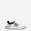 Mixed-material sneakers