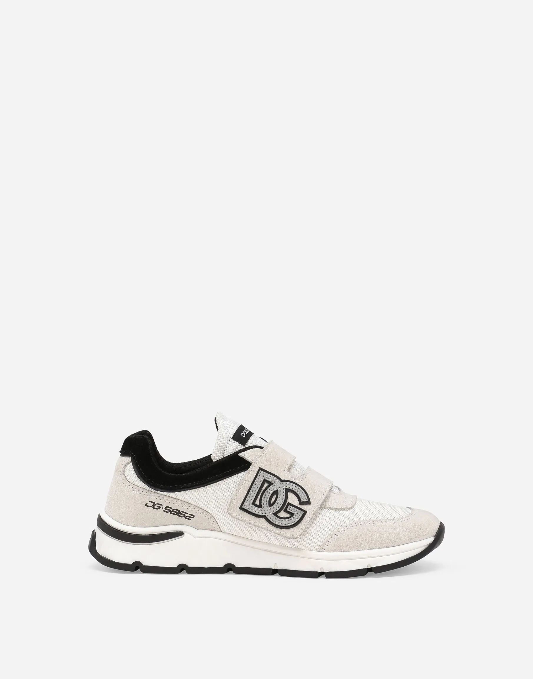 Mixed-material sneakers