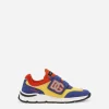 Mixed-material sneakers