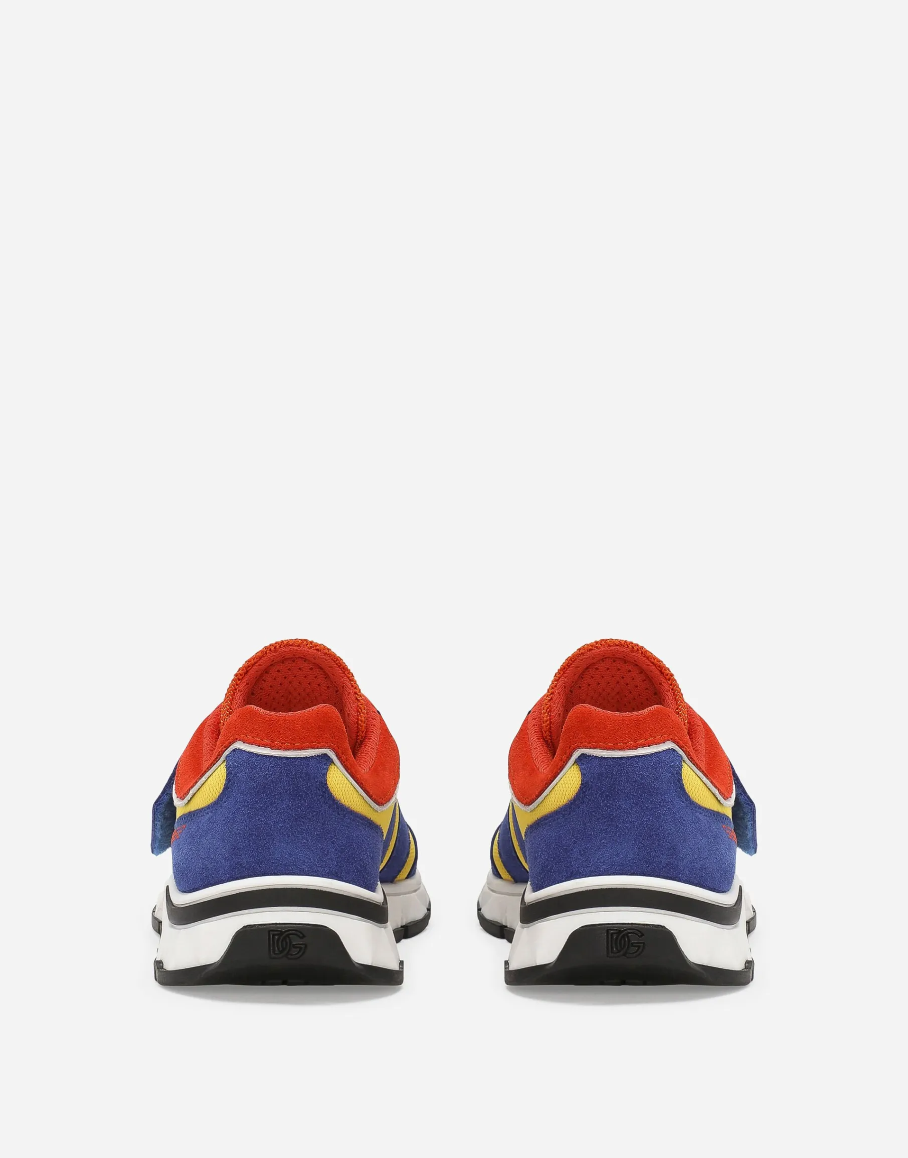 Mixed-material sneakers