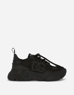 Mixed-materials Daymaster sneakers