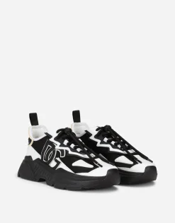 Mixed-materials Daymaster sneakers