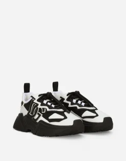 Mixed-materials Daymaster sneakers