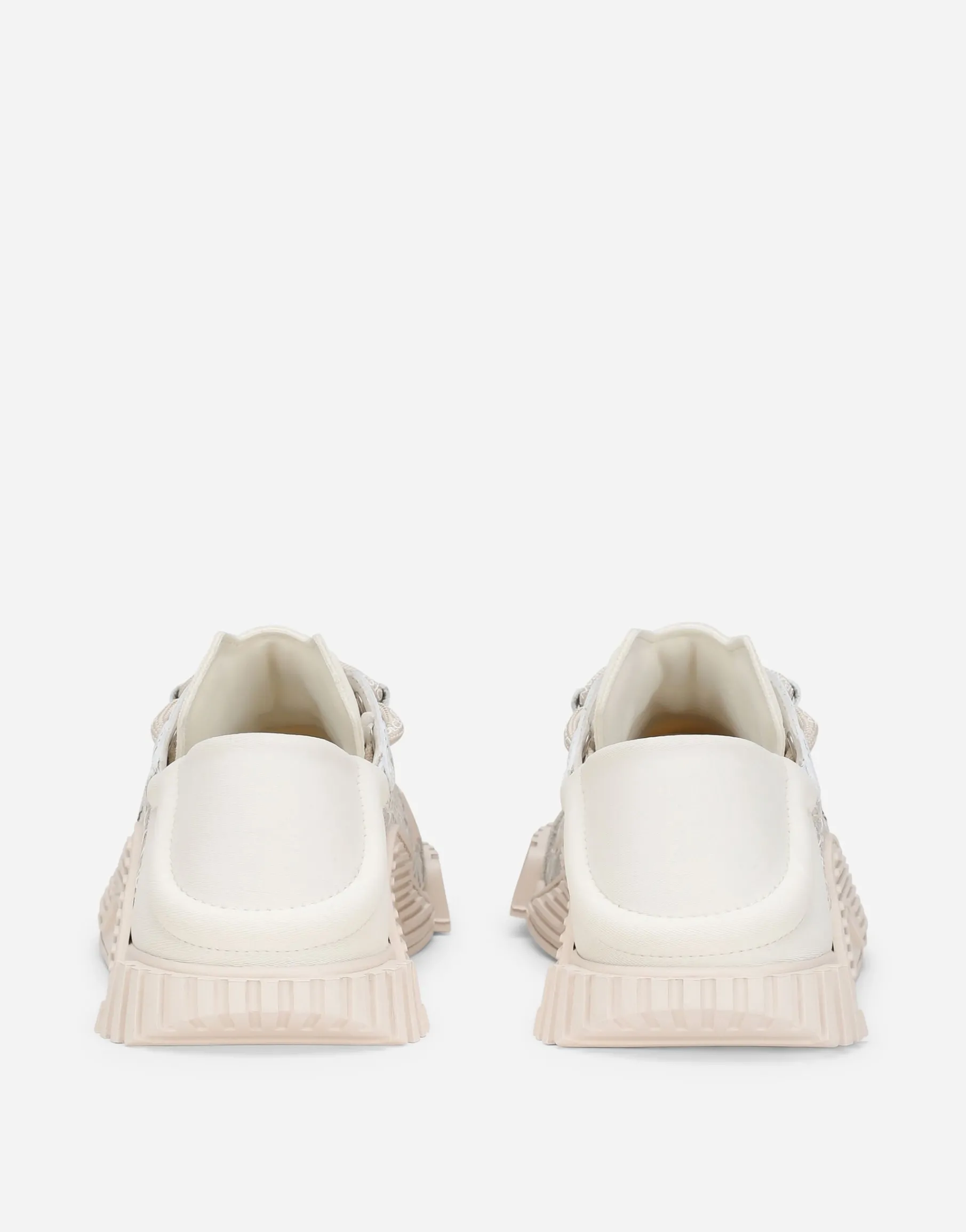 Mixed-materials NS1 slip-on sneakers