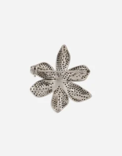 35-mm gray brooch