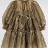 Moiré jacquard dress