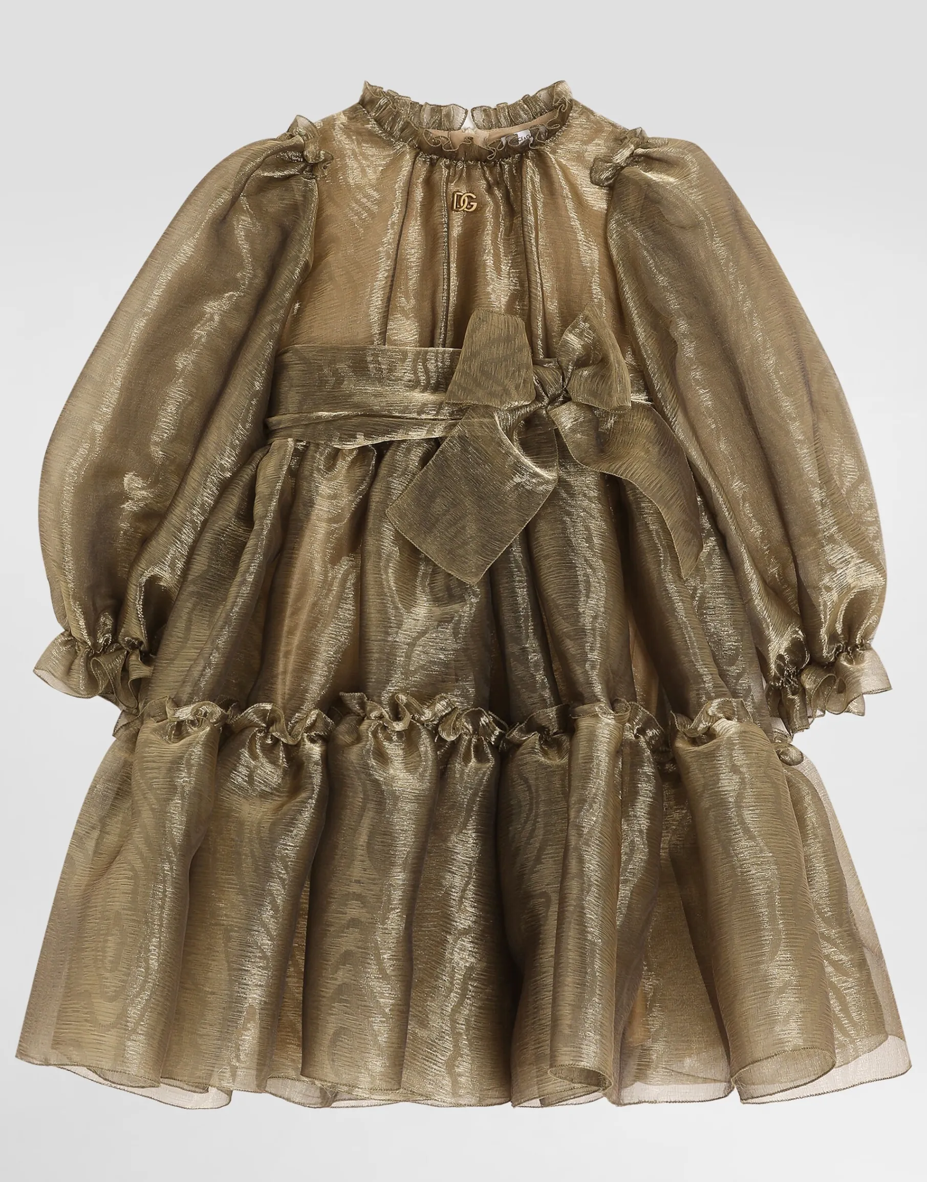 Moiré jacquard dress
