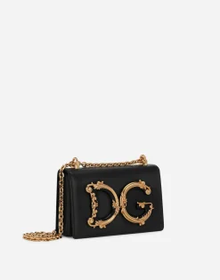 Nappa leather DG Girls shoulder bag