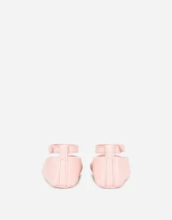 Nappa leather newborn ballet flats