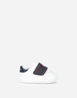 Nappa leather sneakers with logo