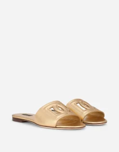 Nappa mordore slides with DG logo