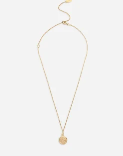 Necklace with angel medallion