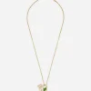 Necklace with DG logo and cherry charms