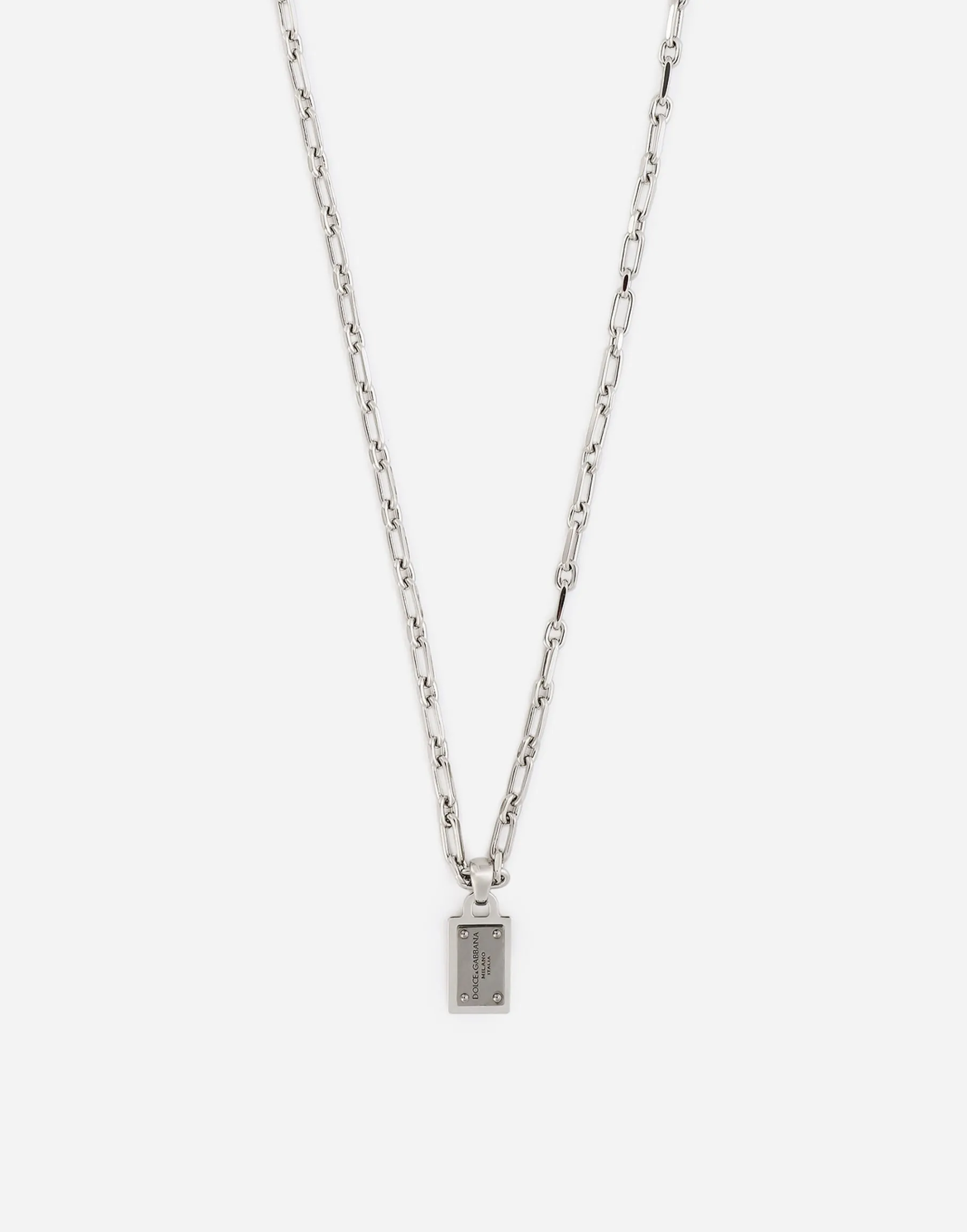 Necklace with Dolce&Gabbana logo tag