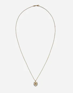 Necklace with good luck charm