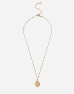 Necklace with Virgin Mary medallion