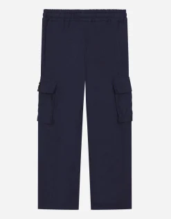 Non-stretch linen cargo pants