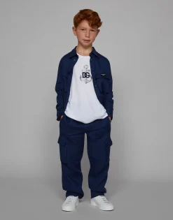 Non-stretch linen cargo pants