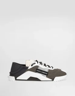 NS1 slip on sneakers in mixed materials