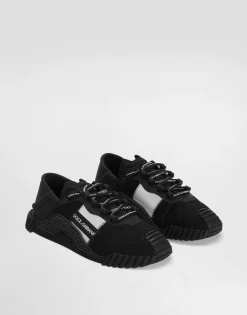 NS1 slip on sneakers in mixed materials